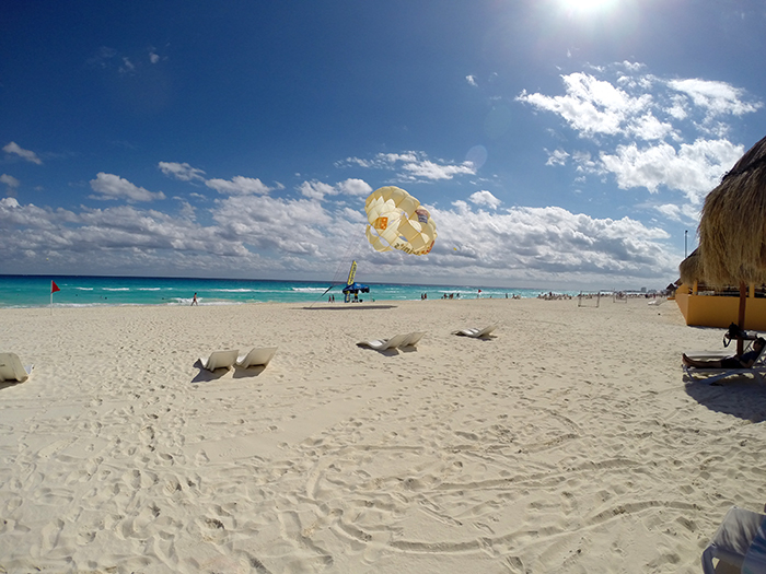 This is a photo taken at the beach in Cancun from my GoPro Hero3+.
