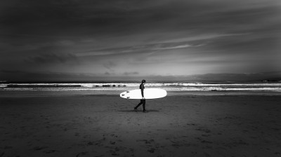 The Lone Surfer