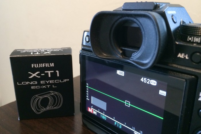 Fujifilm X-T1 long eyecup